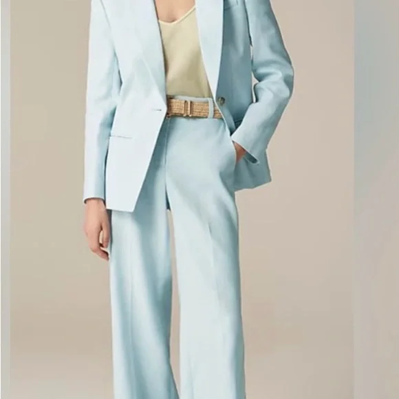 J. Crew Edgewater Blue Women's Blazer NWT Size 4 - Picture 2 of 5